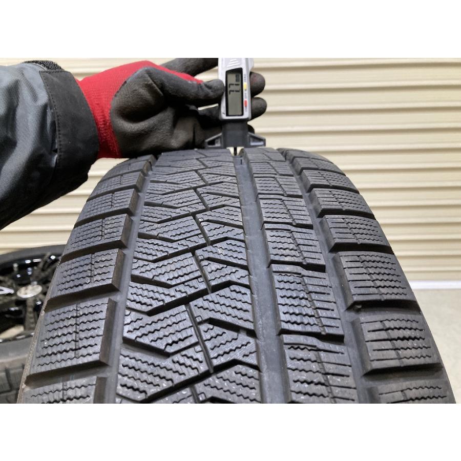 美品 バリ溝 EUROTECH 17インチ 7.5J +38 PCD112 5H PIRELLI 225/55R17 