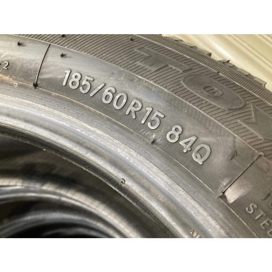 バリ溝 ’21年製 TOYO GARIT GIZ 185/60R15 4本セット トーヨー ガリット (X1597)の画像