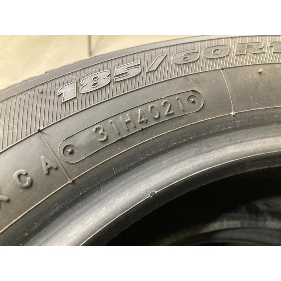 バリ溝 ’21年製 TOYO GARIT GIZ 185/60R15 4本セット トーヨー ガリット (X1597)の画像
