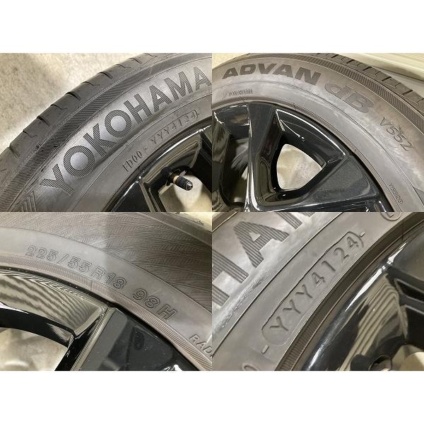 バリ溝 '24年製 RZ3 ZR-V ブラックスタイル 純正 18インチ 7J +50