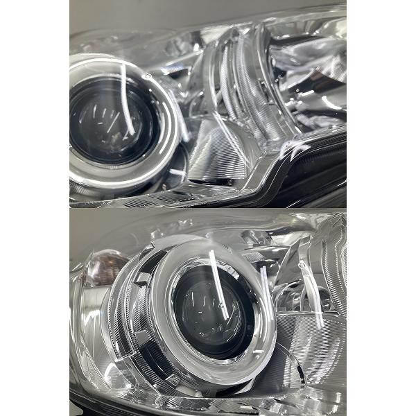 美品 割れ無 点灯OK BM9 前期 レガシィ 純正 HID ヘッドライト 左右