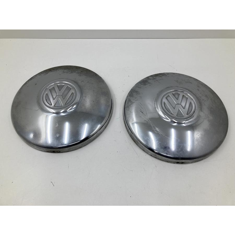 空冷VWホイールキャップ 2枚セット VW フォルクスワーゲン メッキ センターキャップ ホイールキャップ 2枚