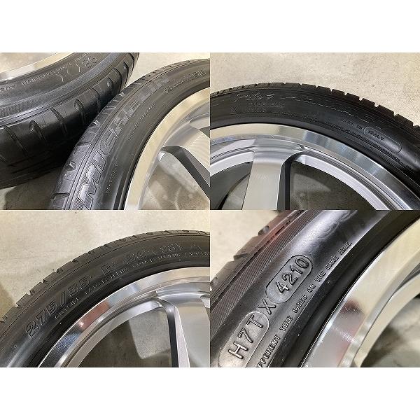 美品 鍛造 RAYS REM ROGA 20インチ 9.5J +36 PCD120 5H MICHELIN 275/35R20 2本 レクサス ...