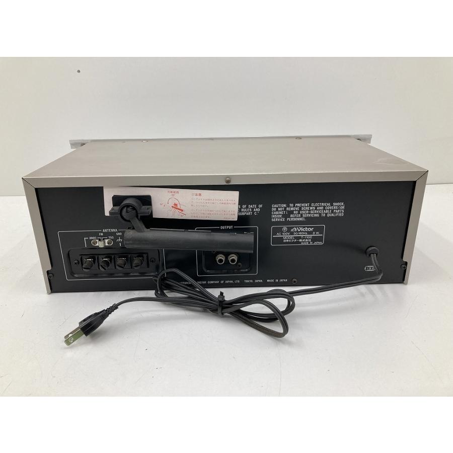 音出し確認OK Victor ビクター FM/AM ラジオ ステレオチューナー T1100 STEREO TUNER 昭和レトロ (YA1157) YA1157インフィニ ヤフー店