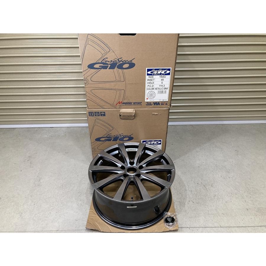 未使用 4本set MANARAY SPORT ユーロスピード G10 18インチ 8J +45 