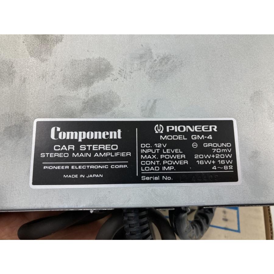 未使用 PIONEER パイオニア GM-4 ハイパワーメインアンプ