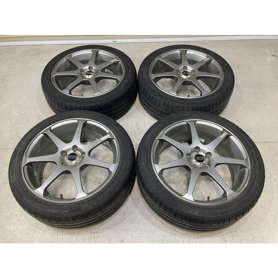 YOKOHAMA AVS MODEL7 17インチ 7J +50 PCD100 5H PIRELLI Cinturato P1