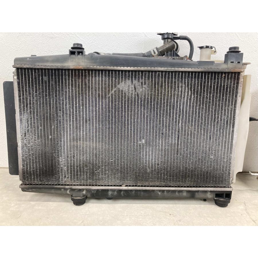 動作OK NCP13 後期 ヴィッツ RS TRDターボ 純正 ラジエーター 電動