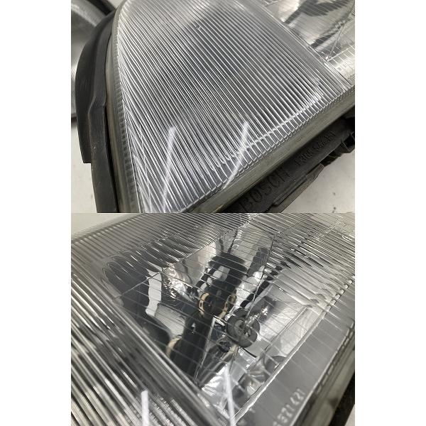割れ無 ベンツ W140 S500 純正 ハロゲン ヘッドライト 左右 ワイパー