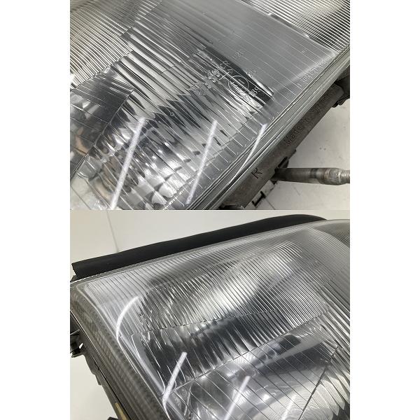 割れ無 ベンツ W140 S500 純正 ハロゲン ヘッドライト 左右 ワイパー