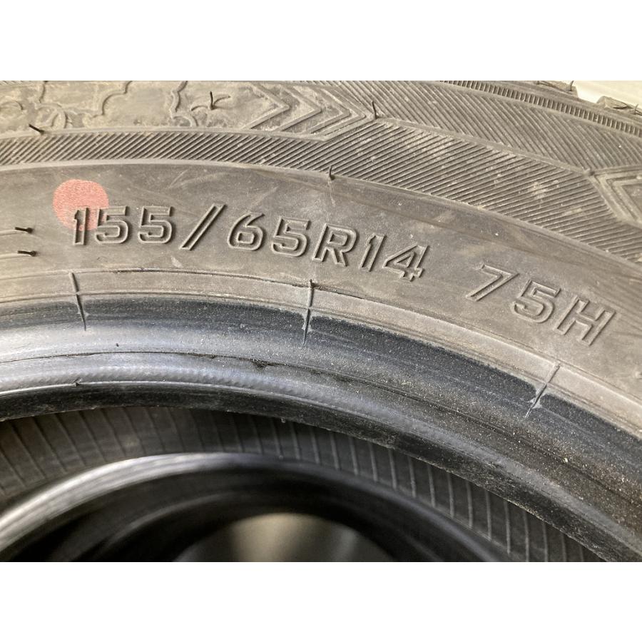 【２０２４年製・バリ溝】ＤＵＮＬＯＰ・１４インチ　№４９４ バリ溝 '19年製 DUNLOP ALL SEASON MAXX AS1 155/65R14 4本セット