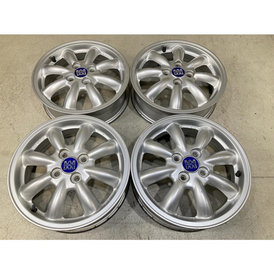 ダイハツ 純正 MINILITE 15インチ 4.5J +45 PCD100 4H 4本セット ミニ