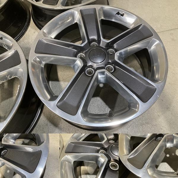 ジープ・ラングラー JL型 サハラ純正18インチ7.5J+44.45 127 JEEP ジープ JL ラングラー アンリミテッド サハラ 純正 18インチ 7.5J