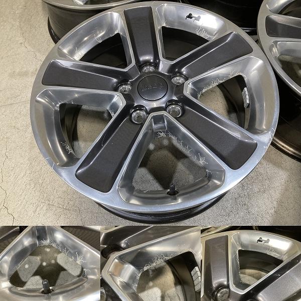 ジープ・ラングラー JL型 サハラ純正18インチ7.5J+44.45 127 JEEP ジープ JL ラングラー アンリミテッド サハラ 純正 18インチ 7.5J