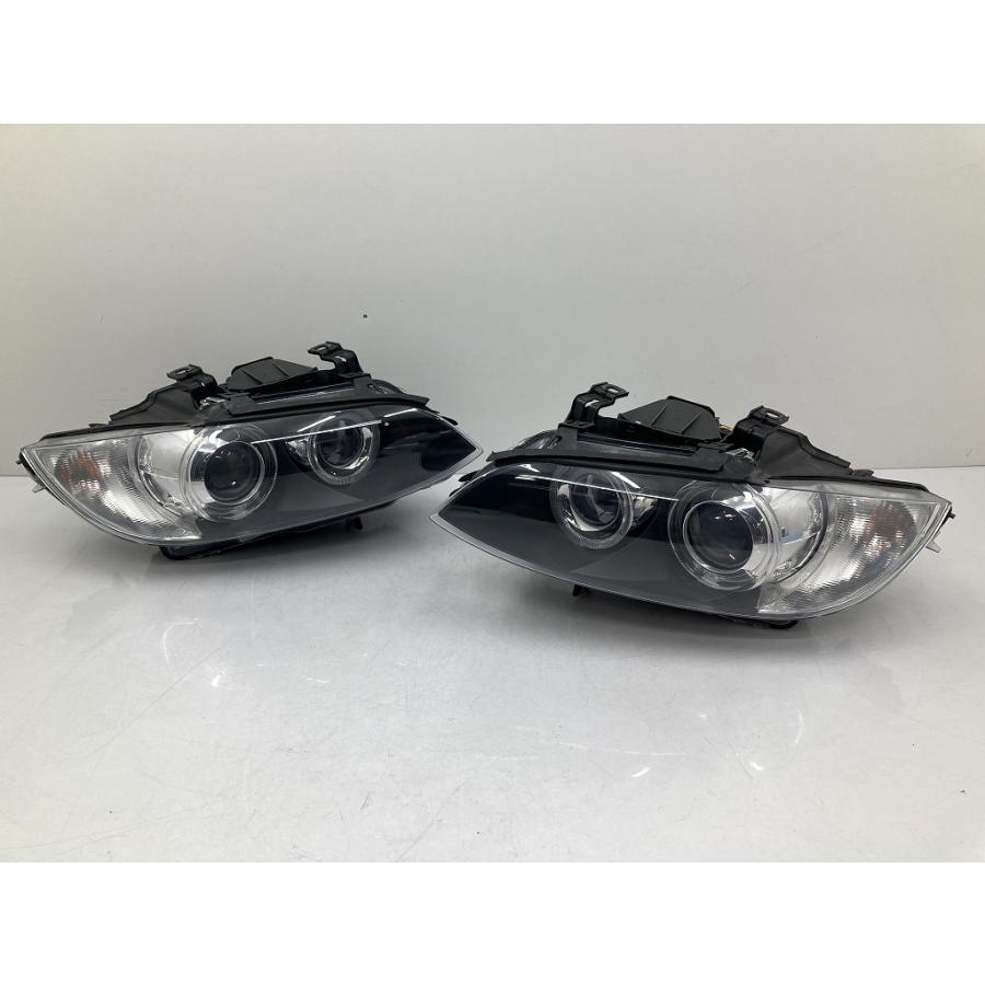 美品 割れ無 点灯OK BMW E92 クーペ 純正 HID ヘッドライト 左右セット