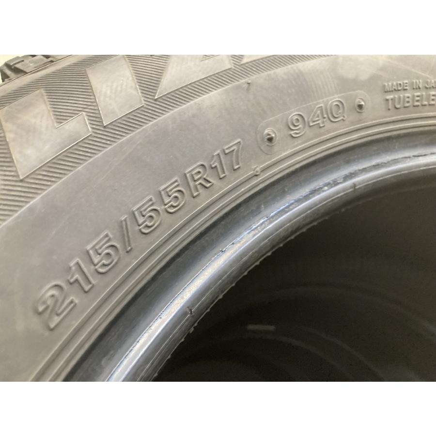 バリ溝 BRIDGESTONE BLIZZAK VRX 215/55R17 4本セット ブリヂストン 