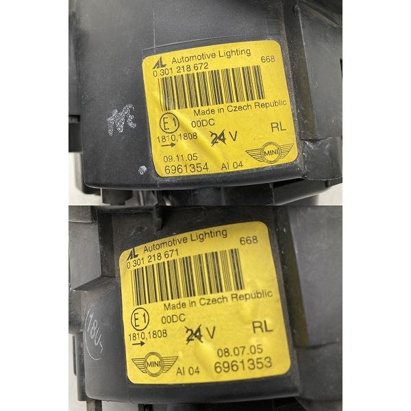 美品 割れ無 BMW MINI ミニ クーパーS R53 RE16 純正 HID ヘッドライト 