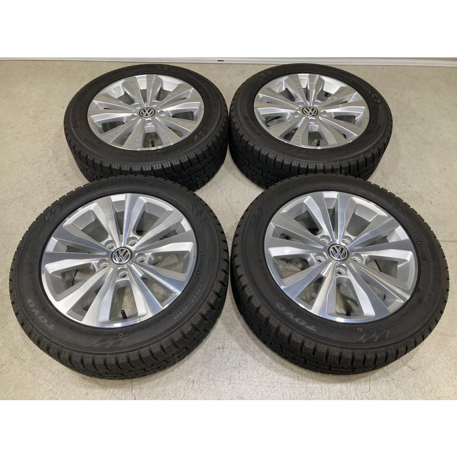 バリ溝 VW ゴルフ7 純正 16インチ 6.5J +46 PCD112 5H TOYO GARIT GIZ 