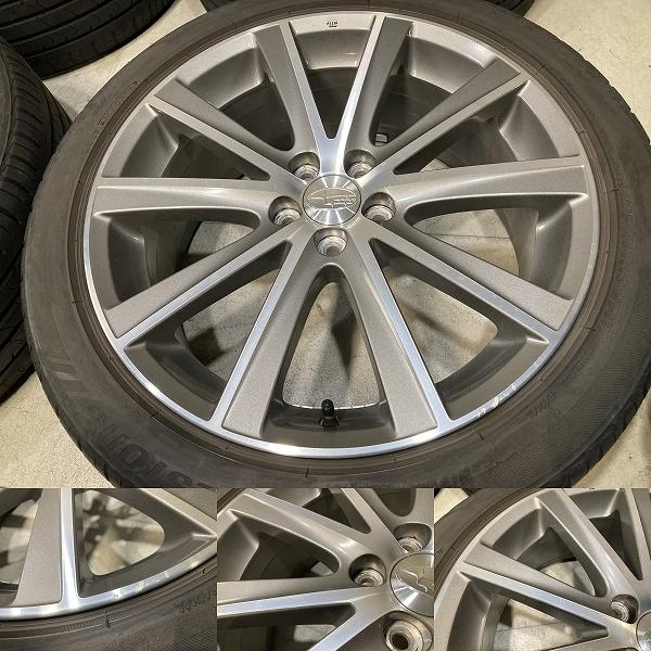 スバル レガシィ 純正 18インチ 7.5J +55 PCD100 5H BRIDGESTONE 