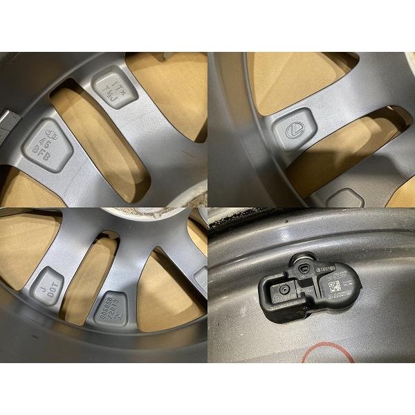 美品 後期 レクサス IS バージョンL 純正 17インチ 7.5J +45 PCD114.3