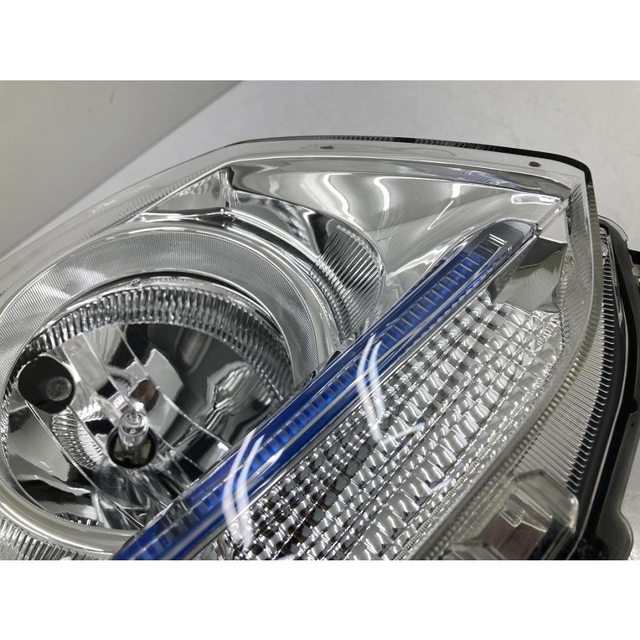 美品 割れ無 点灯OK LA100S 前期 ムーヴ カスタム 純正 HID 右 ヘッド