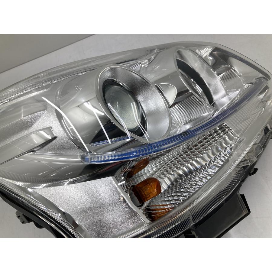 美品 割れ無 点灯OK LA100S 前期 ムーヴ カスタム 純正 HID 右 ヘッド