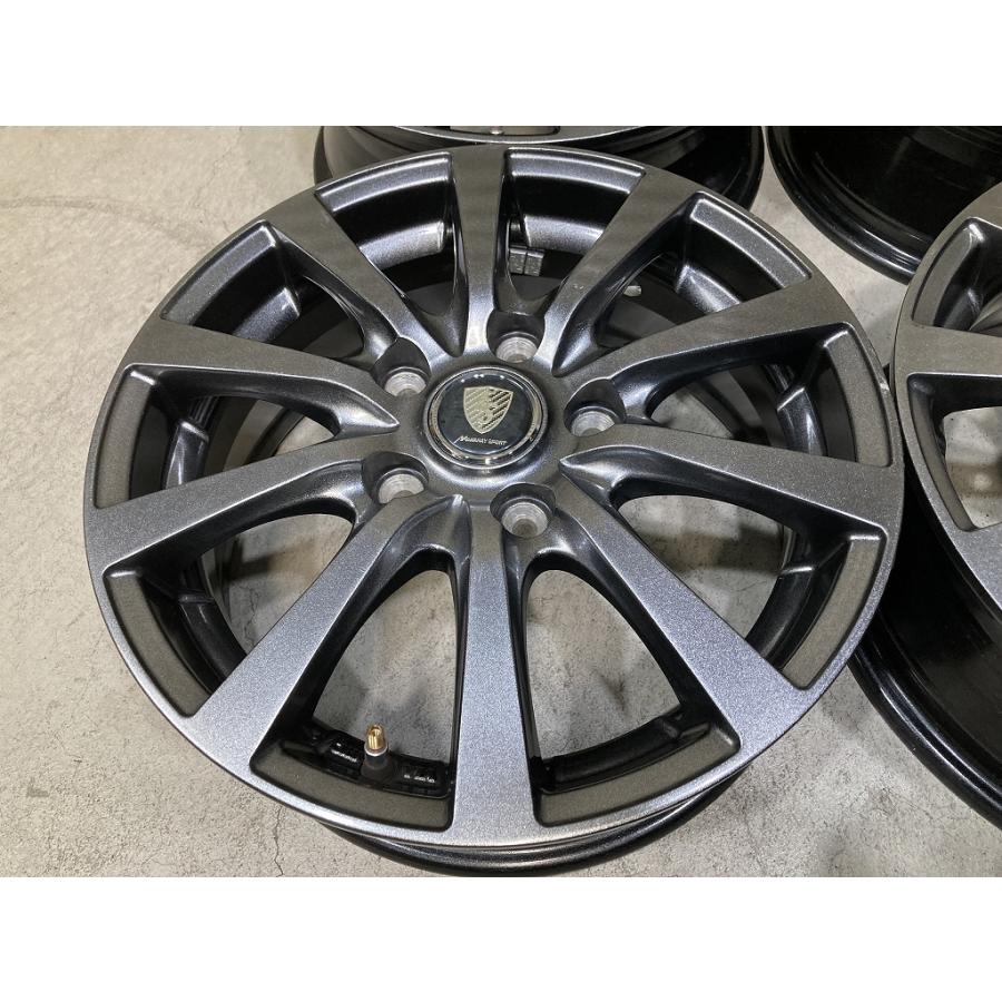 MANARAY SPORT ES 15インチ 5.5J +49 PCD114.3 5H 4本セット (YU1174 
