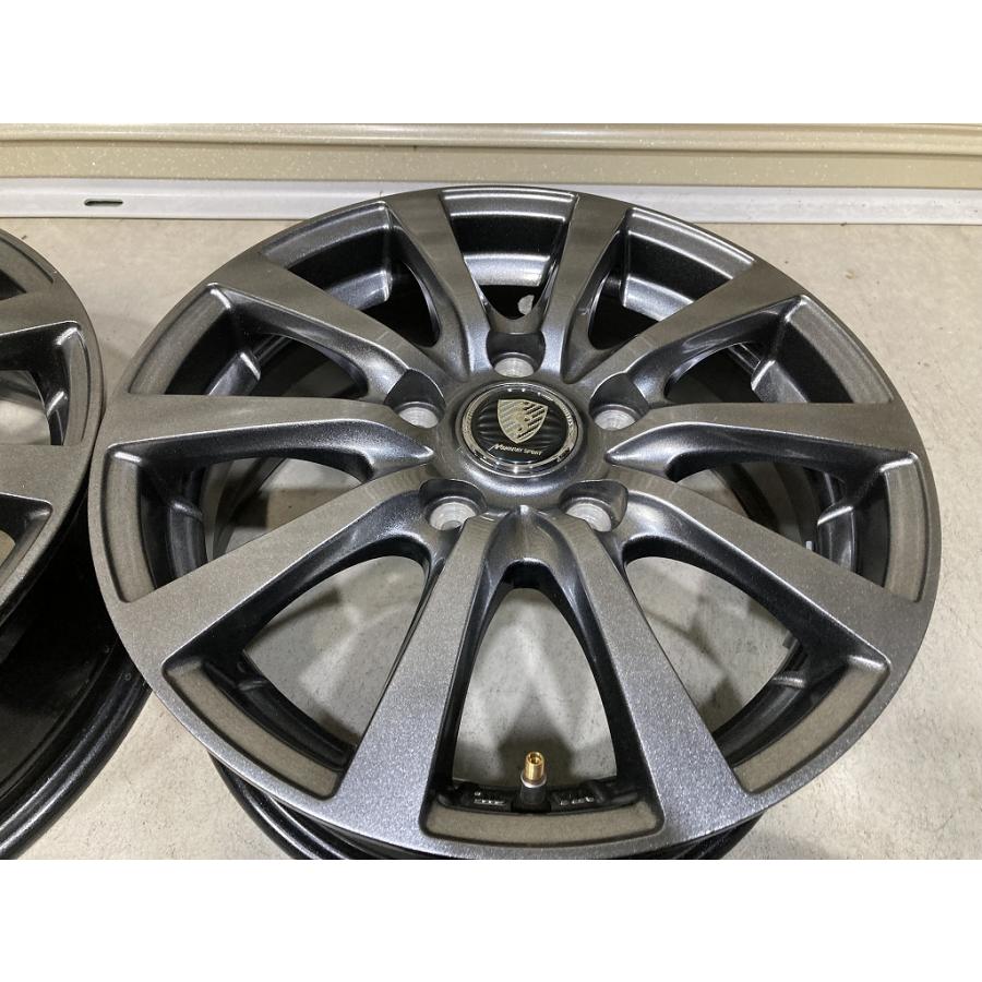 MANARAY SPORT ES 15インチ 5.5J +49 PCD114.3 5H 4本セット (YU1174 