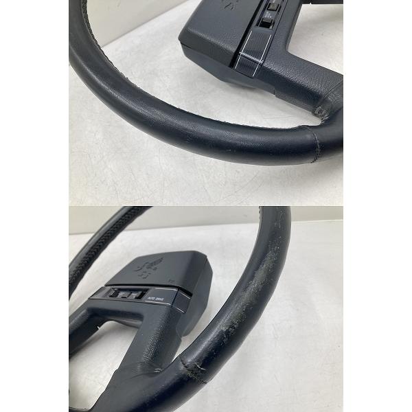 当時物 トヨタ 10ソアラ 純正 ステアリング ハンドル レザー (YV1054 