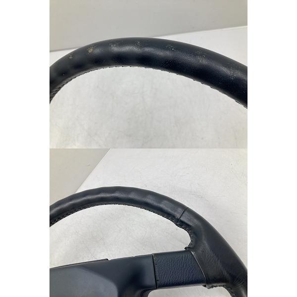 当時物 トヨタ 10ソアラ 純正 ステアリング ハンドル レザー (YV1054