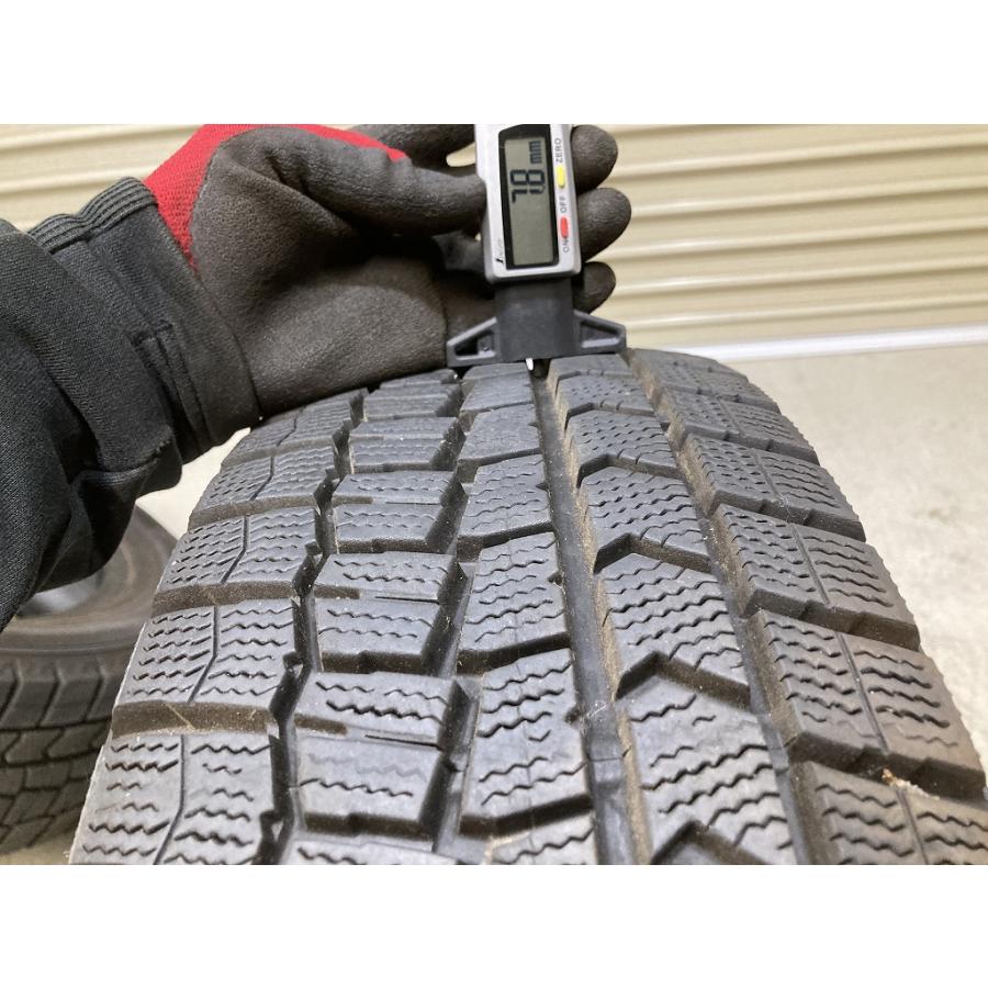 バリ溝 '19年製 DUNLOP WINTERMAXX WM02 185/65R14 4本セット