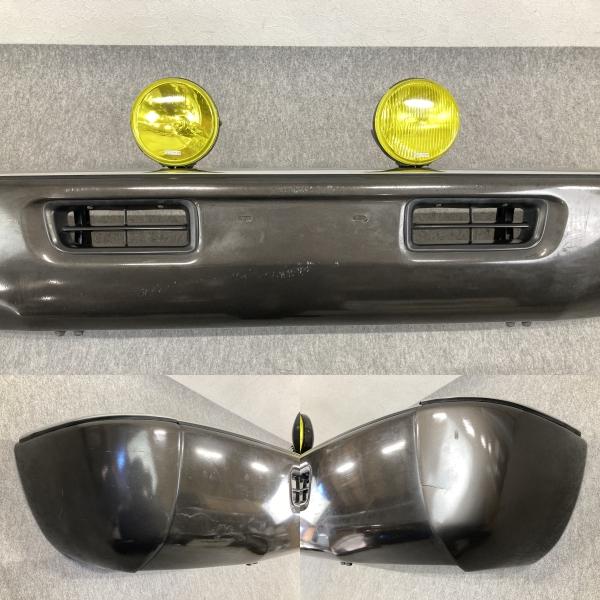 80系 ランドクルーザー 純正 フロントバンパー PIAA フォグランプ