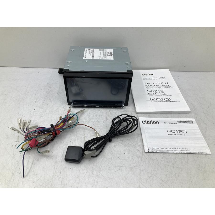 割れ無 動作OK Clarion クラリオン メモリーナビ NX618 地図データ