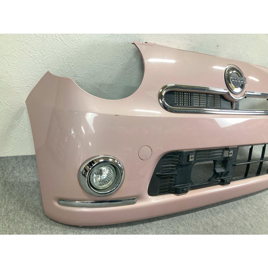 割れ無 L675S L685S ミラココア 純正 フロントバンパー フォグ付 R65 