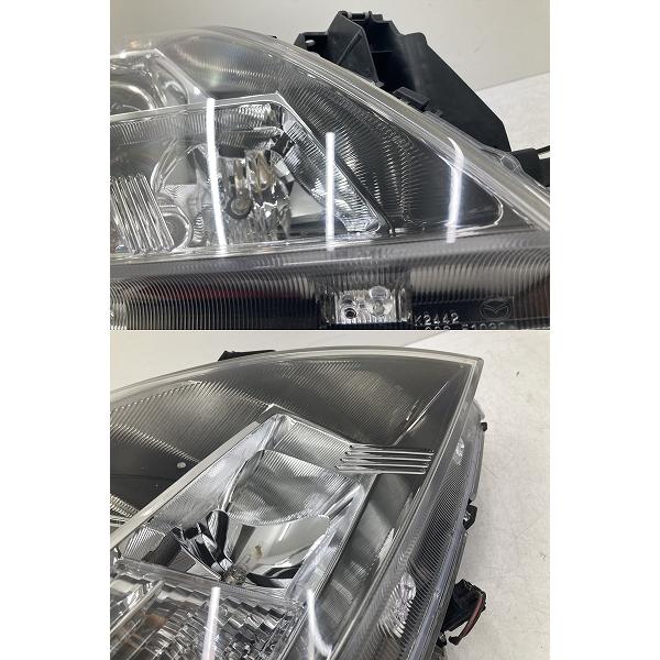 美品 割れ無 点灯OK 後期 LY3P MPV 純正 HID ヘッドライト 左右セット
