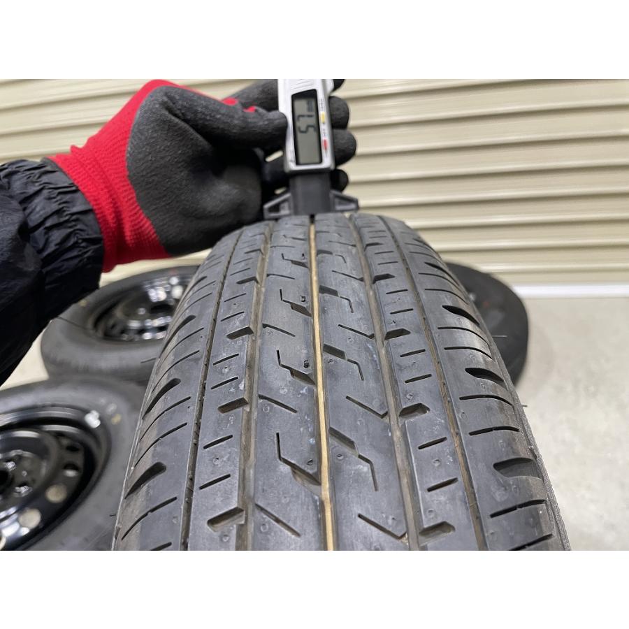 新車外し '25年製 アトレー ハイゼットカーゴ 純正 12インチ BS ECOPIA R710A 145/80R12 80/78N LT 4本 145R12 6PR相当 Z1036の画像