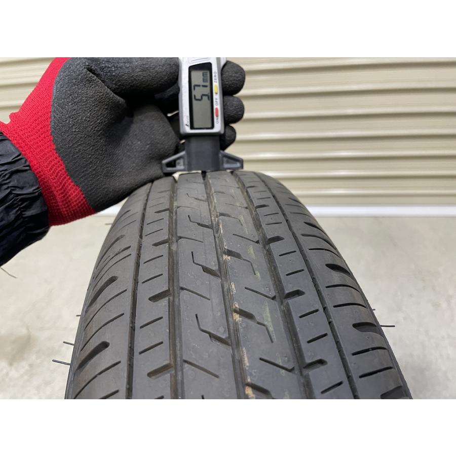 新車外し '25年製 アトレー ハイゼットカーゴ 純正 12インチ BS ECOPIA R710A 145/80R12 80/78N LT 4本 145R12 6PR相当 Z1036の画像