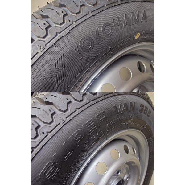 新車外し '25年製 キャリー エブリィ TOPY YOKOHAMA VAN355 145/80R12