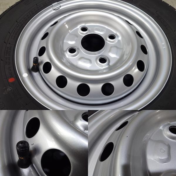 新車外し '25年製 キャリー エブリィ TOPY YOKOHAMA VAN355 145/80R12