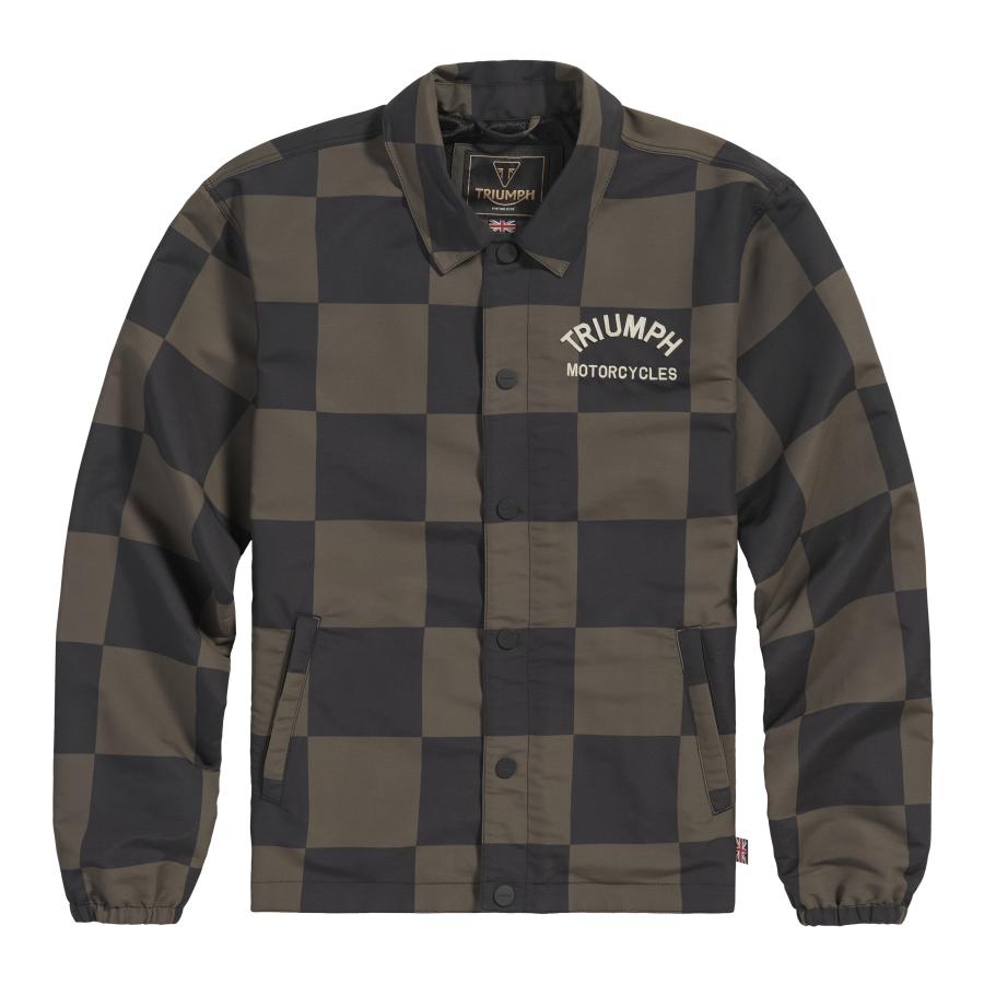 TRIUMPH トライアンフ Carter Coach Jacket IRON / BLACK : アンフィニ