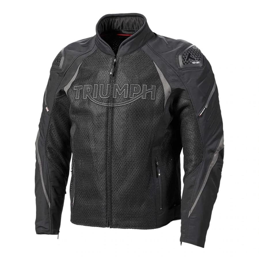 C*p様 TRIUMPH トライアンフ メッシュジャケット ブラック TRIUMPH トライアンフ Triple Sports Mesh Jacket : アンフィニ