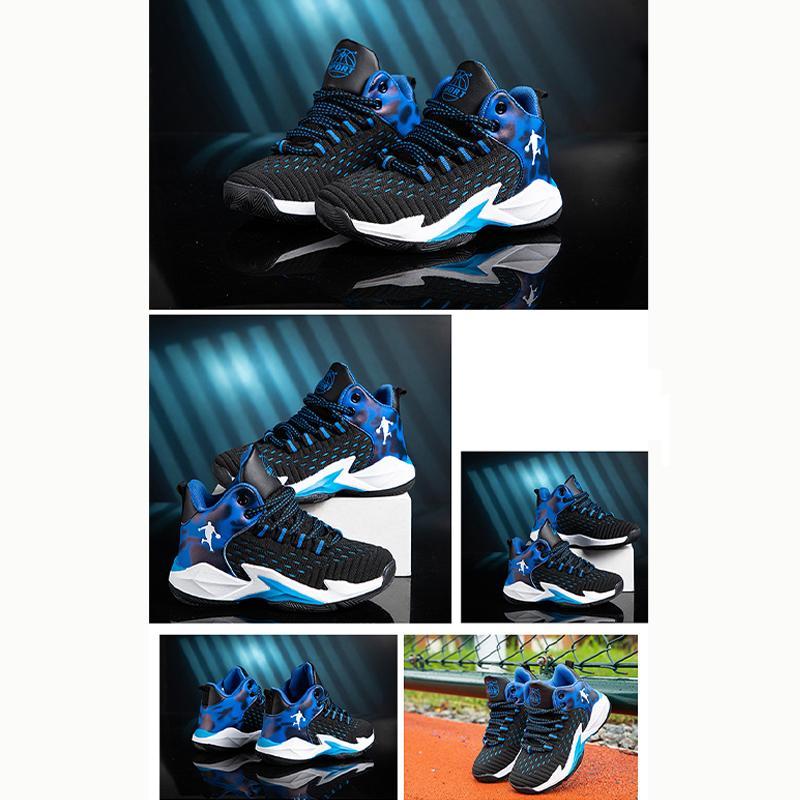 KD 12 バスケットシューズ 青/赤 子供 バスケットシューズ ジュニア 小学生 メンズ レディース
