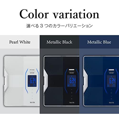 直送手配 箱付属品完備タニタ体重 体組成計 スマホ 日本製 ブラック RD