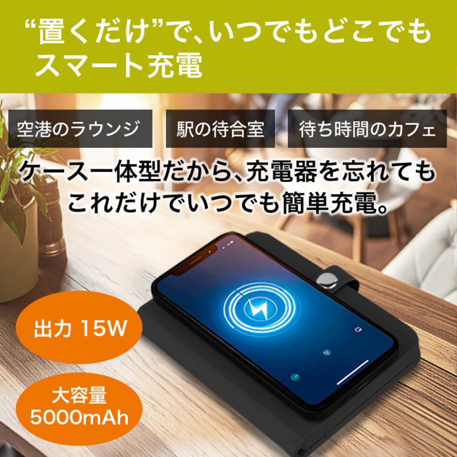 IVSW オールインワン・パスポートケース 置くだけ充電 トラッキング iOS対応 探す対応 Apple Find My |  | 04
