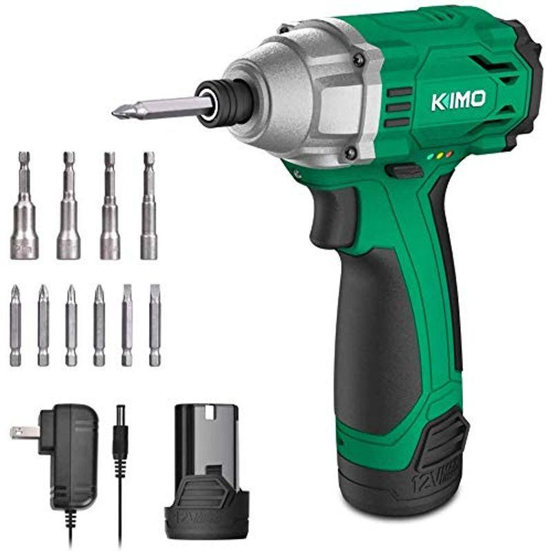 KIMO 電動インパクトドライバー 12V 充電式 無段変速・正逆転両用 最大締付トルク100N・m 過負荷保護 過熱保護 放電保護 小型・ クジリ - ilgaimportadora.com KIMO 電動インパクトドライバー 12V 充電式 無段変速・正逆転両用 最大締付トルク100N・m 過負荷保護 過熱保護 放電保護 小型・ クジリ - ilgaimportadora.com