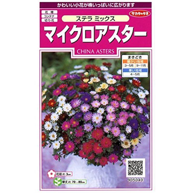 サカタのタネ 実咲花5040 マイクロアスターステラ ミックス 01 安いそれに目立つ