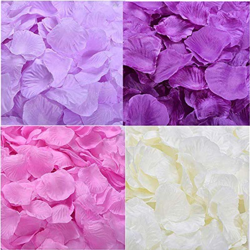 Yesallwas 花びら 造花 00枚 薔薇 花弁 人工 フラワーシャワー 結婚式 バラ 披露宴 ウェディング ローズ プロポーズ 誕 100 本物