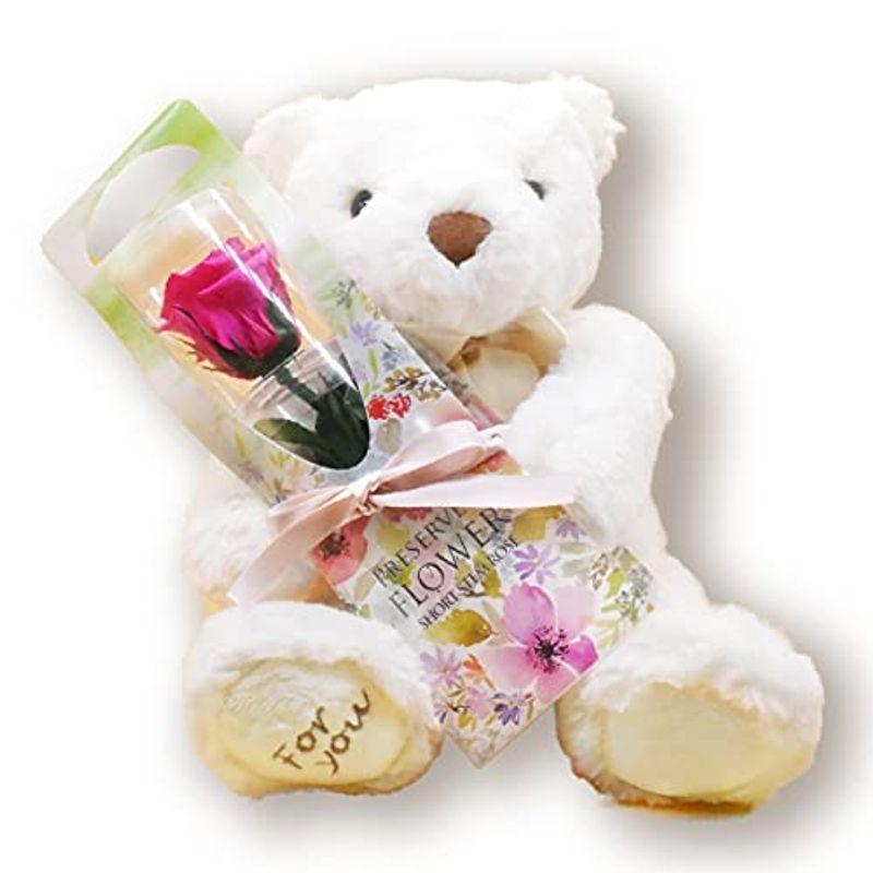 プリザーブドフラワー くま かわいい ぬいぐるみ テディベア 花 誕生日 記念日 女性 プレゼント Patico 柿の種 Www Bollywoodpapa Com