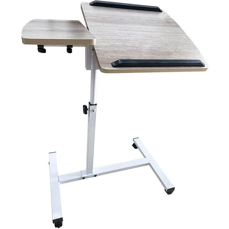 折りたたみ式テーブル サイドテーブル 昇降式 ベッドテーブル パソコンデスク PCテーブル 角度＆高さ調節可能 ソファーサイド ミニデスク 人気絶頂