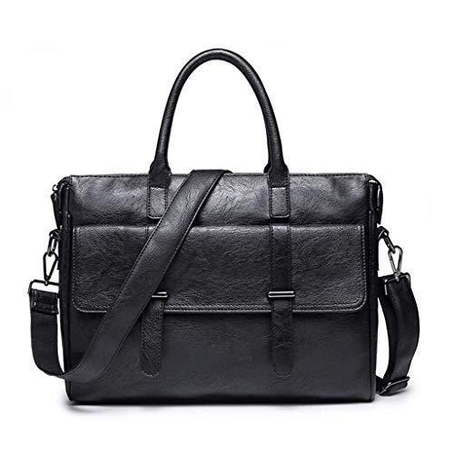 【国内即発送】 Business Laptop Case Attache Men for Briefcase Leather Full Vintage ZYSXJMY Bags Bag並行輸入品 Messenger Shoulder Tote ブリーフケース